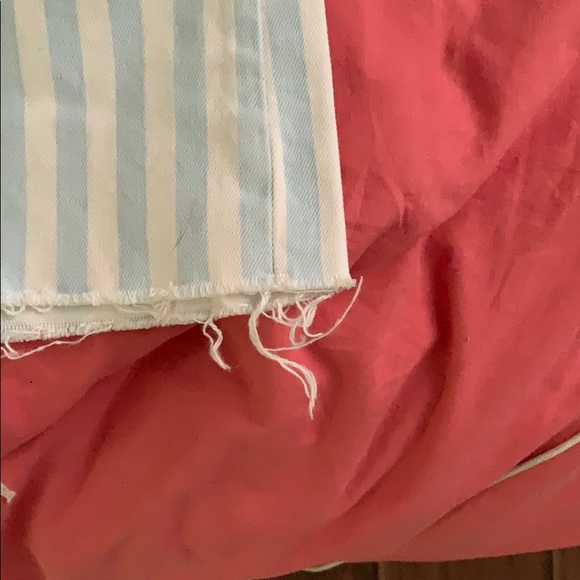 Blue and white carnival stripped skirt - Picture 6 of 8